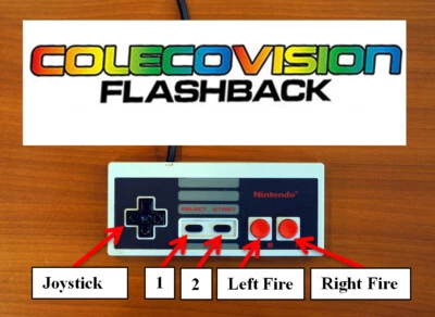 Nintendo NES Modded Controller Joystick for Colecovision Flashback Mod - Image 1 of 4