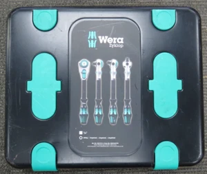 WERA ZYKLOP SPEED 8100 SC4 1/2" DRIVE 38-PC RATCHET SOCKET SET 05003647001 - Picture 1 of 7