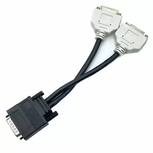 NEW Dell Dual DVI Y Splitter Cable Adapter for ATI Radeon B629 Video Card - Picture 1 of 5