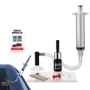 Windshield Repair Cracks Gone Glass Repair Kit Automotive Quick Fix For Chips - Picture 1 of 12