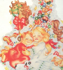 Iron on Color Christmas Transfer Visions of Sugarplums Chris Gleaton 1995 - Picture 1 of 2