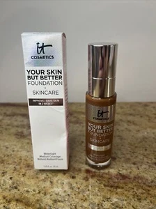 IT COSMETICS - YOUR SKIN BUT BETTER FOUNDATION + SKINCARE - DEEP WARM 60 - 1 OZ - Picture 1 of 8