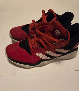 Adidas Men’s Shoes 029002 Black/Red Basketball James Harden StepBack Size 8.5 - Picture 1 of 5