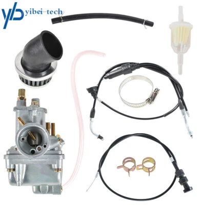 Carburetor For Yamaha Y-Zinger 80 PW80 1983-2006 CARB Dirt Bike Throttle Cable - Image 1 of 4