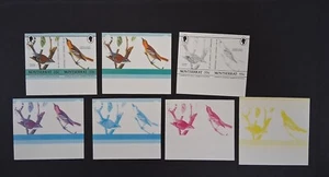 Montserrat Birds IMPERFORATE color trial MNH - Picture 1 of 1