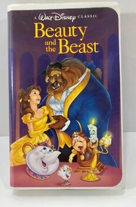 RARE Beauty And The Beast VHS Tape Black Diamond Classic 💎 Walt Disney's1325 - Picture 1 of 9