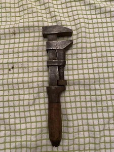 VINTAGE CA. 1920er GIRARD MFG U.S.A. VERSTELLBARER AFFENSCHLÜSSEL/SCHLÜSSEL. - Bild 1 von 3