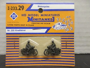 MOTOCICLETAS ROCO MINITANKS 1/87 ho .Nr.233 vintage - Imagen 1 de 1