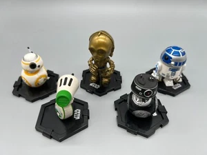 LOT 5 DROIDS Funko Star Wars Mystery Minis Bobble-Head BB8 R2-D2 C-3PO BB-9E D-0 - Picture 1 of 6
