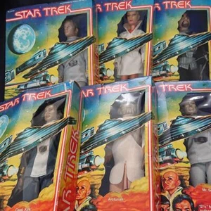 Extremely Rare MEGO 12inch STAR TREK Vintage Action Figure 6 Complete Set - Picture 1 of 10