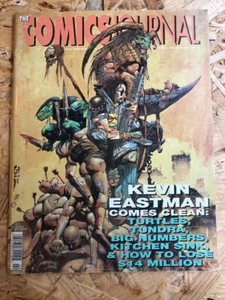 Kevin Eastman The Comics Journal 202 cover Bisley - FANTAGRAPHICS BOOKS 1998 - Foto 1 di 4