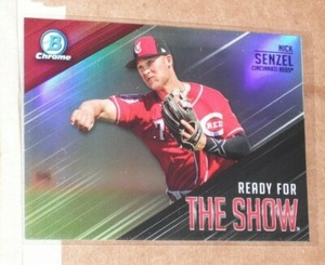 2019 Bowman Chrome Nick Senzel Ready For The Show #RFTS-9 Cincinnati Reds