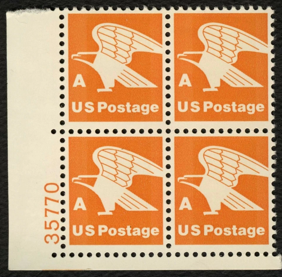 #1735c 'A' Eagle, Plate Block [35770 LL] Mint **ANY 5=FREE SHIPPING** - Image 1 of 1