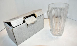 Vaso cristallo Val St Lambert Balmoral "S"~8"~firmato~Xllnt~scatola originale~spedizione gratuita - Foto 1 di 7