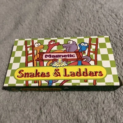 Magnetic Snakes & Ladders Travel Board Game Complete Pocket Set - Image 1 of 4