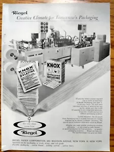 Riegel Paper Corp - Creative Climate for Tomorrow's Packaging 1961 Print Ad - Picture 1 of 1