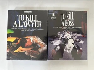 bePUZZLED To Kill A Boss & To Kill A Lawyer | Jigsaw Puzzle | Sealed 1993 & 1994 - Picture 1 of 15