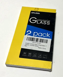 SPARIN Screen Protector Glass 2 Pack HD Clear Anti-Scratch Waterproof 9H NEW - Picture 1 of 2