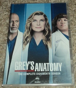 GREY'S ANATOMY - SEASON 18 (DVD) NEW FACTORY SEALED - Picture 1 of 1