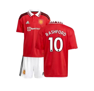 Manchester United Man Utd Kids Home Shirt & Shorts Kit Ages 7-13 Years • 28.99£