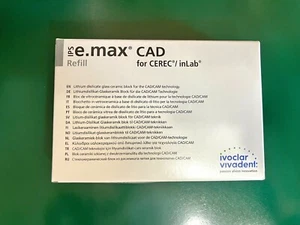 IPS e.max CAD LT Blocks Size B32 3/Pkg -Ivoclar SHADE B2 -Open Box - Picture 1 of 2