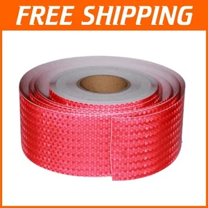 Durable Red Reflective Tape for Cars and Trailers – Gift Box Included - Picture 1 of 11