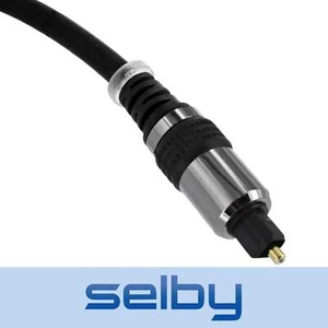 Optical Cable Toslink Fibre Digital Audio Lead Cord Black S/PDIF - Picture 1 of 4