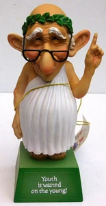 "WESTLAND GESCHENK, COOTS JUGENDFIGUR, ""JUGEND WIRD FÜR JUNGE VERSCHWENDET!" ARTIKEL 4961 - Bild 1 von 6