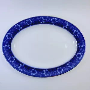 Placa azul de flujo de porcelana Turín Johnson Brothers Inglaterra de colección - Imagen 1 de 4