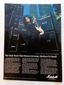 STEVE STEVENS Marshall CC DeVILLE Ovation mag ad pin-up pull-out poster 1 page - Picture 1 of 10