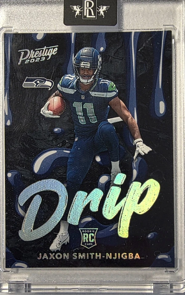 2023 Panini Prestige Jaxon Smith-Njigba RC Drip SP Rookie #9 Seahawks  - Image 1 of 2