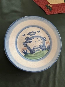GC, PO, m a hadley 9" Mittagessen Teller, Schwein, signiert vom Künstler, verrücktes Geschenk - Bild 1 von 3