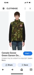 Brand New With Tags* Mens Canada Goose Garson Vest - Classic Camo X-Large - Picture 1 of 8
