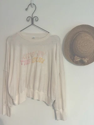 Sudadera Old Navy Live By The Sun para mujer Plus XXL 2X Off White ligera usada en excelente estado Foto 1 de 4