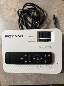 Poyank WiFi LED Heimprojektor Tp-01 2080 mit Netzkabel und Reinigung (Tasche A - Bild 1 von 6