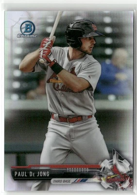 2017 Bowman #BCP26 Paul De Jong Chrome Prospects Refractors #/499 - Image 1 of 2