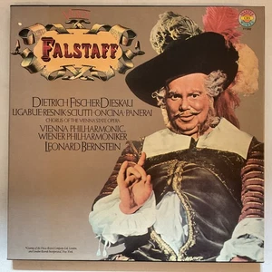 BERNSTEIN Verdi Falstaff N/Mint 1986 CBS 77392 Opera 3LP Box - Pristine Vinyl - Picture 1 of 2