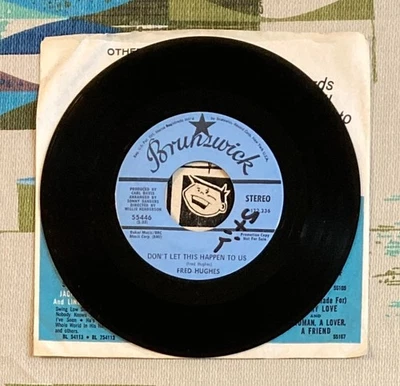 Fred Hughes 45 Don't Let This Happen to Us 1971 Soul Mono Stereo Promo M- - Image 1 of 4