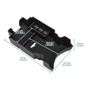 Fit2016-18 Honda Civic 10th Gen Car Center Console Organizer Tray Storage Insert - Foto 1 di 11