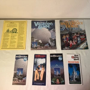 Konvolut Vintage 1978 - 1984 Disney World Guides und Broschüren - Bild 1 von 8
