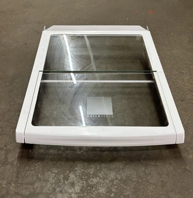 OEM Genuine GE Refrigerator Split Slide Out Shelf Assembly, Part #WR71X10565 - Image 1 of 3