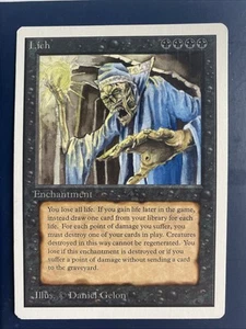 MTG Lich Revised Edition - Picture 1 of 2