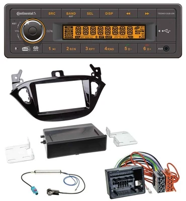Continental Bluetooth MP3 USB DAB Autoradio für Opel Adam ab 13 Corsa E ab 15 Ab - Bild 1 von 4