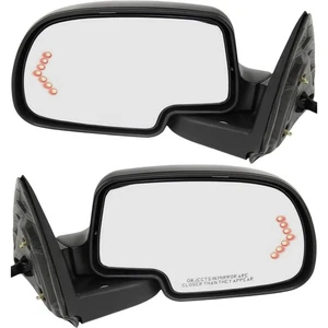 Power Mirror Set For 2003-06 Silverado 1500 with Signal and Puddle Light Heated - Picture 1 of 12