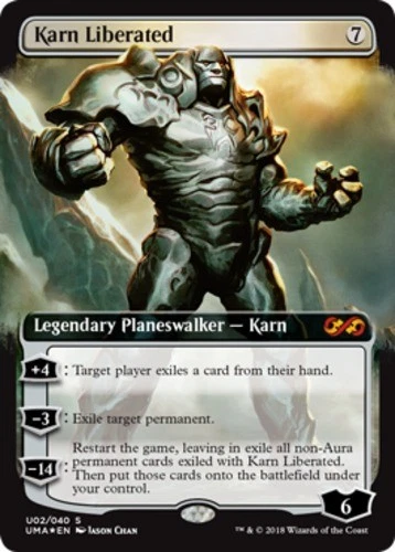 MTG Karn Liberated - Foil - Box Topper, NM-Mint, English Ultimate Masters - Image 1 of 1