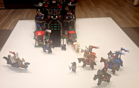 LEGO Black Monarch Castle Knights Castle 6085+6009+6017+6023+6035 with BA Complete