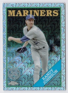 2023 Topps Chrome Randy Johnson T88C-57 Silver Pack Mojo Refractor SEATTLE - Picture 1 of 2