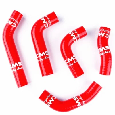 Radiator Coolant Hose Kit Red For 2000-2010 Honda XR650R XR650 Pipe Silicone Foto 1 de 4