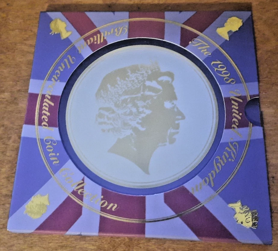 1998 BRILLIANT UNCIRCULATED COIN COLLECTION - UNITED KINGDOM - COIN YEAR SET - Image 1 of 4