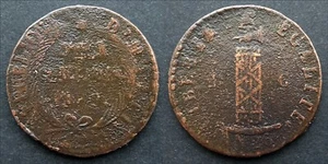 1829 Haiti: AN26 2 Centimes - KM 15 - Bild 1 von 3